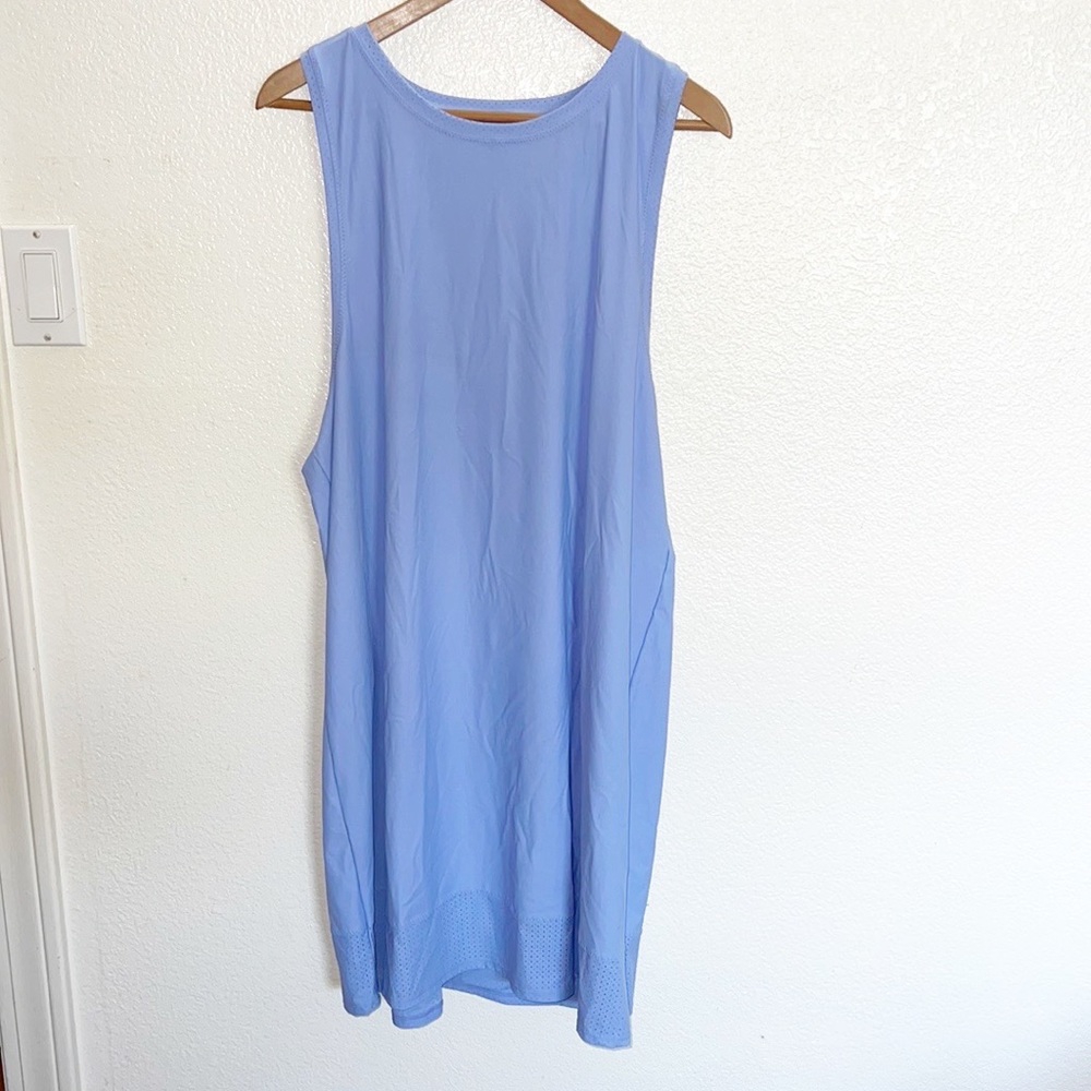 Athleta Victorian Periwinkle  Pacifica II Active Coverup Racerback Dress